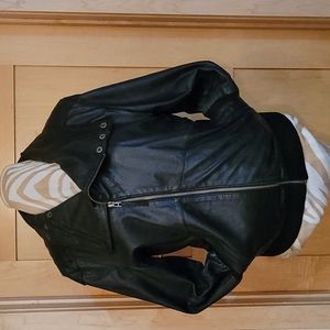 Barney's Originals Leather Biker/Moto jacket. EUC